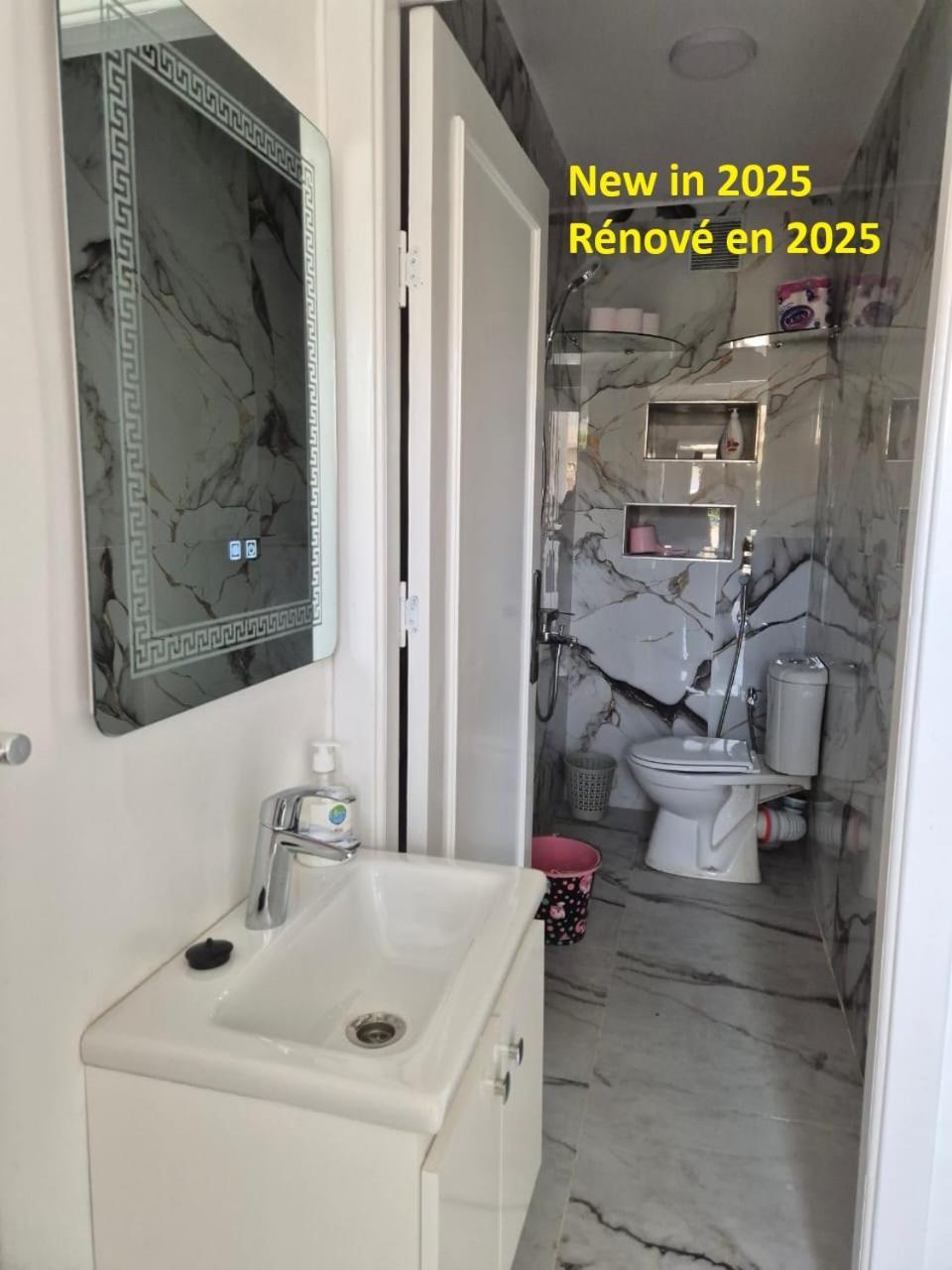 Stylish Duplex - Ocean View - Airport - Wifi - Renovated 2025 Apartment Jbila Exterior photo